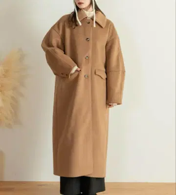 미니 샤기 롱 코트 hinari xs 사이즈