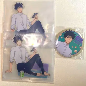 주술회전 SEGA 럭키 쿠지 아크릴 스탠드 캔뱃지 후시구로