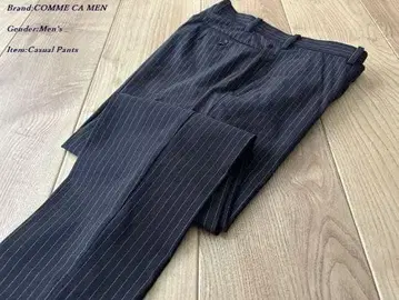 새상품 정가 2.8만엔 꼼사맨 남성용 팬츠 슬랙스 S사이즈 네이비