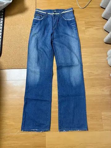 D&G 와이드 데님 팬츠 청바지 archive 00s 데미지 가공