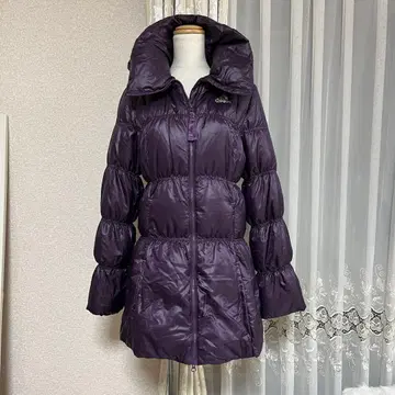 adidas 아디다스 다운 롱 코트 퍼플