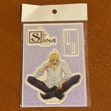 원피스 점프샵 한정판 아크릴 스탠드 키체인 상디