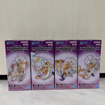 원피스 월드 컬렉션 니카 루피 피규어 4체 세트