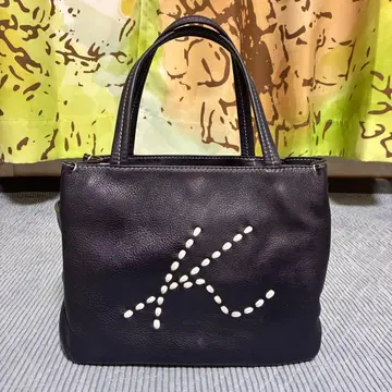 키타무라 소가죽, 네이비색 핸드백