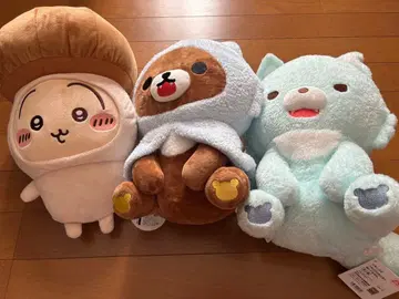 치이카와 (먼작귀) 버섯 인형옷 봉제 인형 3종 세트