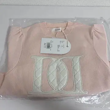 다리치 Darich 백 오픈 아플리케 니트탑