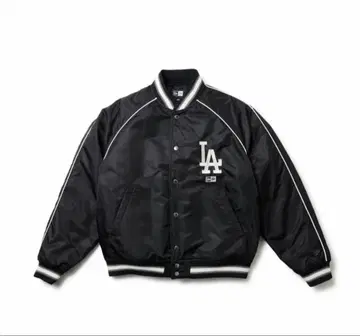 [새상품급] 신상 뉴에라 LA 로고 스타디움 자켓 블랙 L 사이즈