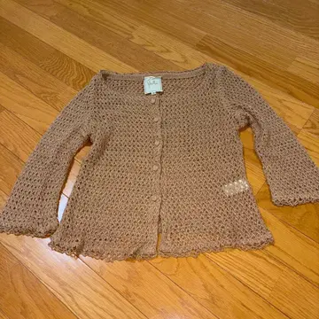 sybilla 레이스 편직 가디건 사이즈 40 베이지