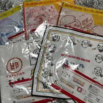 치이카와 (먼작귀) 모두 함께 라멘 제일복권 타월 F상 5장 세트