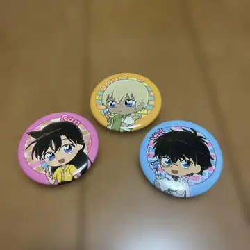 명탐정 코난 캔뱃지 세트