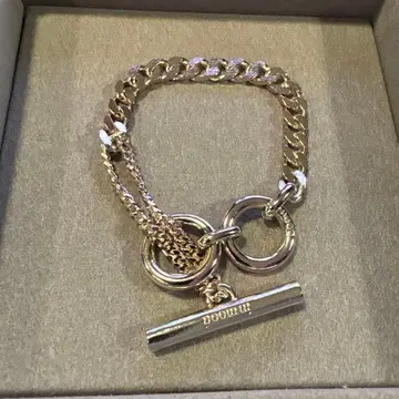 in mood NARROW bracelet 실버 체인 팔찌