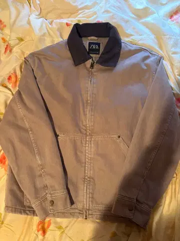 ZARA 그레이 점퍼 XL