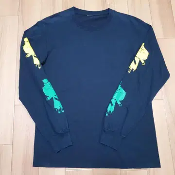 TENBOX x VIRGIL NORMAL 3면 프린트 롱 슬리브 티셔츠