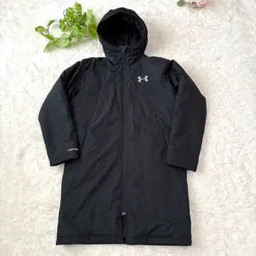 언더아머 UNDER ARMOUR 벤치 코트 블랙 YXL