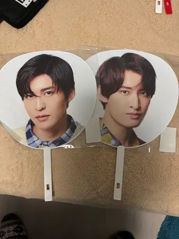 Snow Man 부채 MeMe Koji 2면 디자인