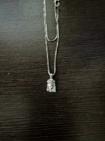 rayd back Jesus necklace 실버925