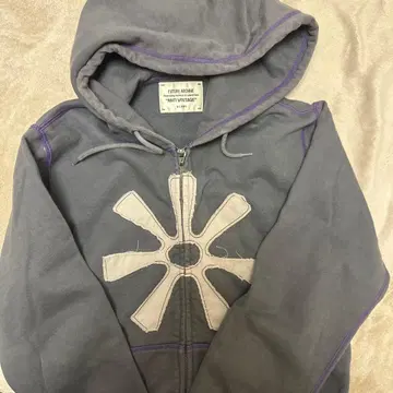 kzm de-void* x future archive 더블 지퍼 후드티