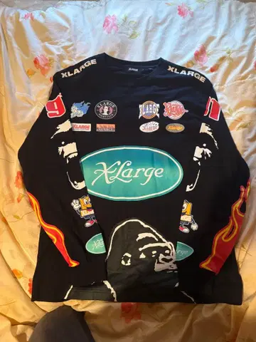 XLARGE 프린트 긴팔 티셔츠 1991년 제조