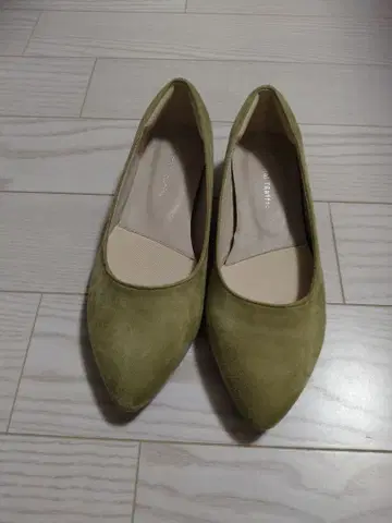 Oriental Traffic 플랫슈즈 올리브 그린 (박스 포함)