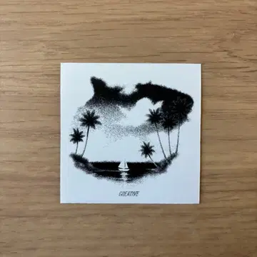 creative drug store 상어 스티커