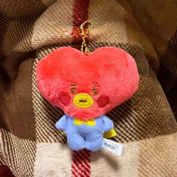 BT21 TATA 봉제 인형 스트랩 포함