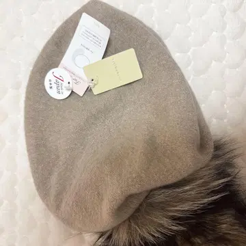 ANTEPRIMA*울 퍼 포함 베레모 베이지