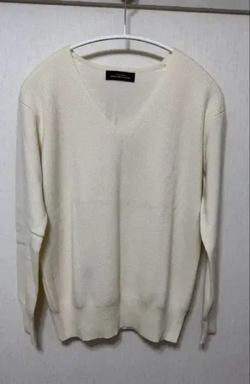 그린 라벨 릴랙싱 울 캐시미어 V넥 니트 프리 사이즈 화이트