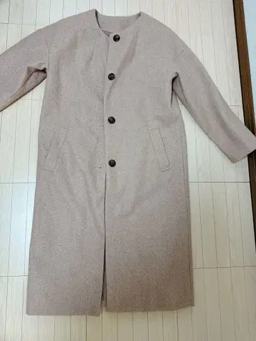 eful 베이지 롱 코트