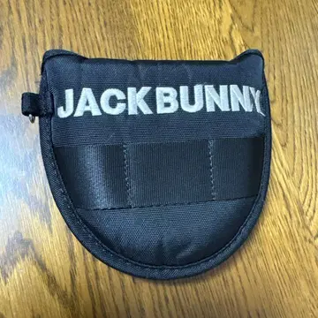 JACKBUNNY 블랙 퍼터용 헤드커버 센터 샤프트용