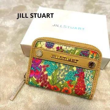 새상품 박스 포함 JILL STUART 꽃무늬 코인 케이스 플라워 꽃무늬