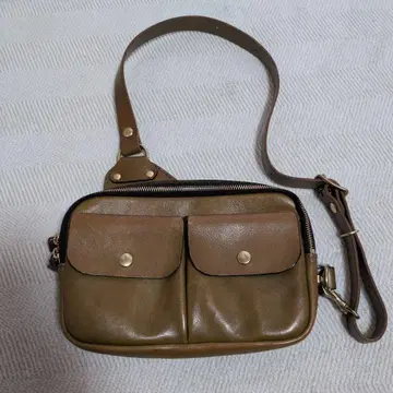 허츠 그린 숄더백