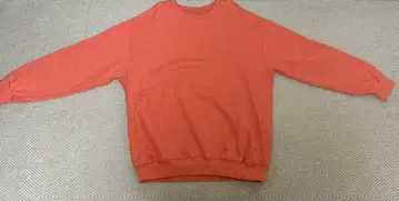 LIBERE 오렌지 맨투맨 L