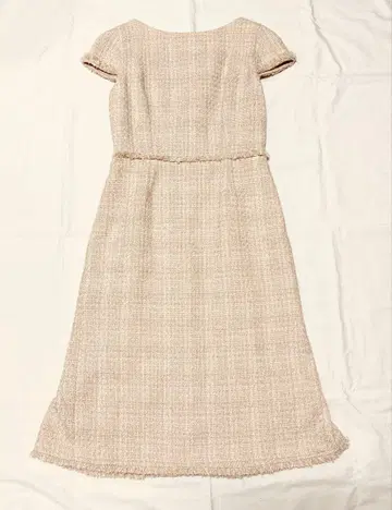 CELFORD 반팔 무릎 기장 원피스 트위드 S 사이즈