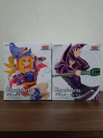KONAMI Equal-Arts 블랙 매지션 & 걸 피규어 세트