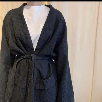 Preloved 이탈리아군 코튼 와플 가운