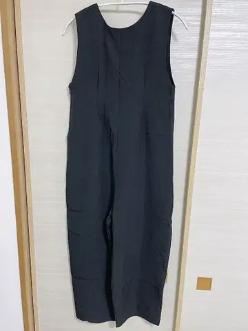 [ hinari ] 블랙 살로펫 오버롤