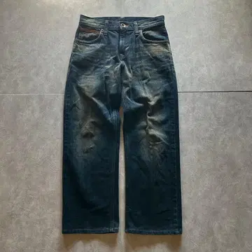 grunge edwin fade denim pants y2k