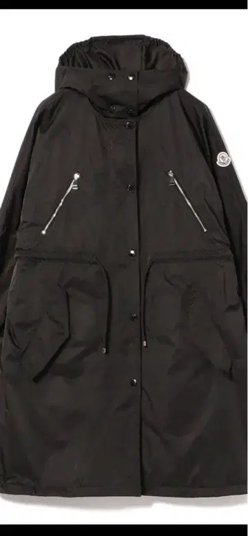 새상품급 MONCLER 후드 부착 풀 집업 블루종 Mutche