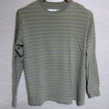 NECESSARY or UNNECESSARY 긴팔 보더 T셔츠