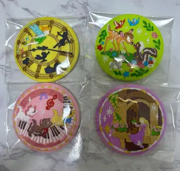 Disney Characters 자수 캔뱃지 비스킷