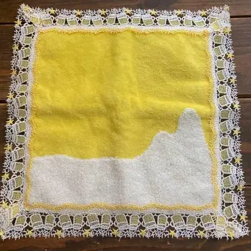 미사용 새상품 긴자와 레이스 생맥주 캬 타월 손수건