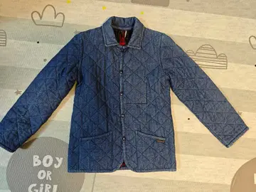 라벤햄 데님풍 퀼팅 자켓 PAGEBOY 콜라보