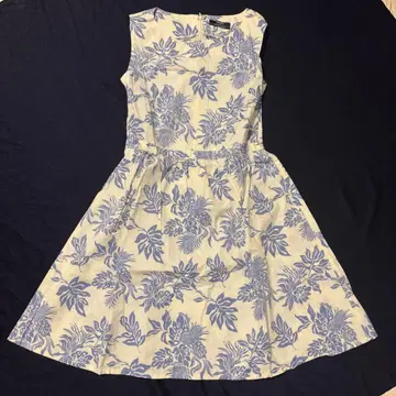 컨디션 최상 SHIPS 플로럴 프린트 원피스