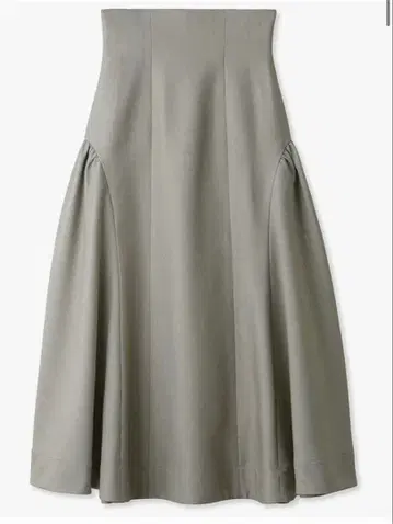 스나이델 하이웨스트 플레어 스커트 SWFS235134 그레이 snidel