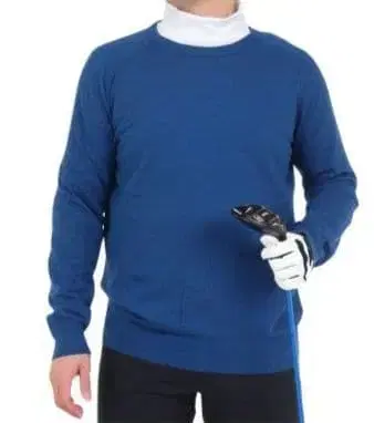 [미사용 새상품] 골프용 크루넥 스웨터