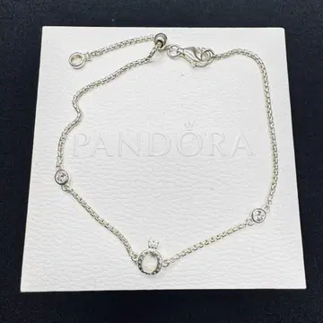 PANDORA 실버 스톤 포함 팔찌