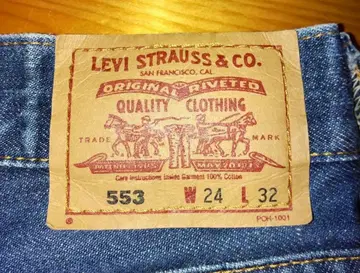 LEVI 553 플레어 데님 W24 L32