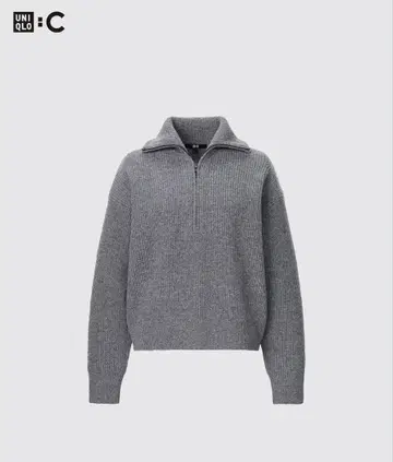 UNIQLOC 하프 지퍼 스웨터 유니클로
