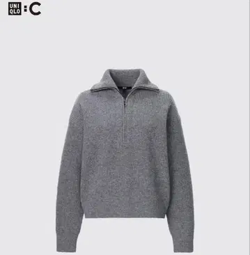 UNIQLOC 하프 지퍼 스웨터 유니클로