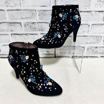 RANDA [LUCCA LLENA] 란다 숏부츠 비쥬 블랙